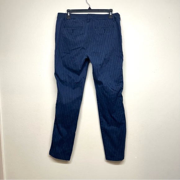Pilcro And The Letterpress Pants Womens No 29 Blue Fit Hyphen Stripes - Picture 2 of 12